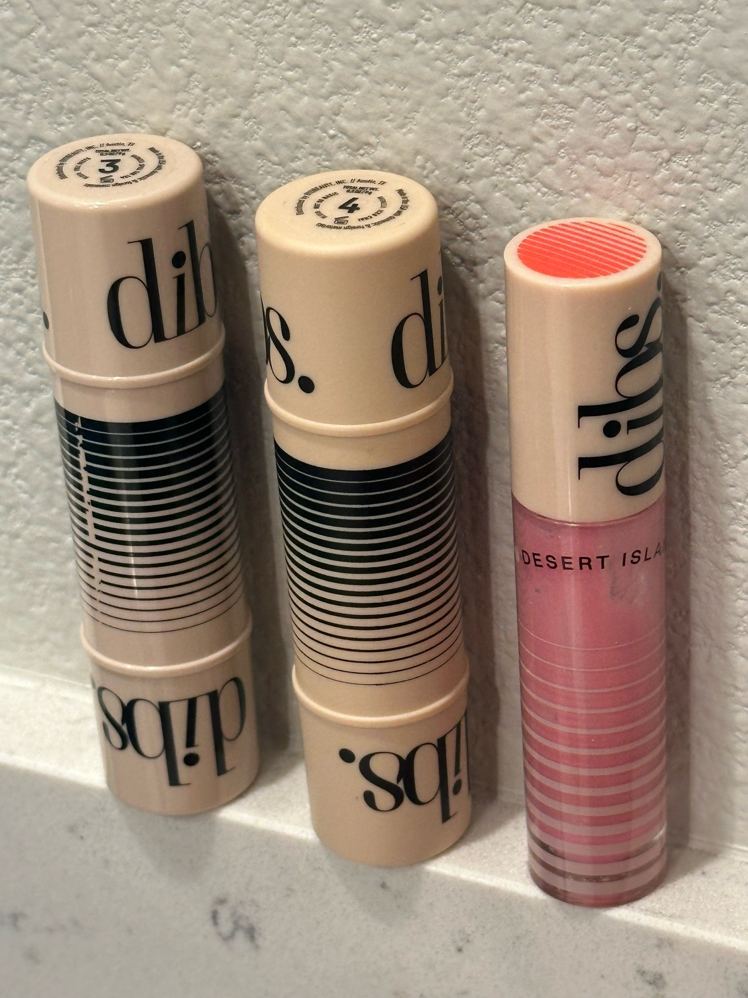 A few of my favorite dibs products ! 
Desert island duo shade 3 and shade 4
Go to glossy balm, color: Italian soda 

#LTKBeauty #LTKFindsUnder50 #LTKFallSale