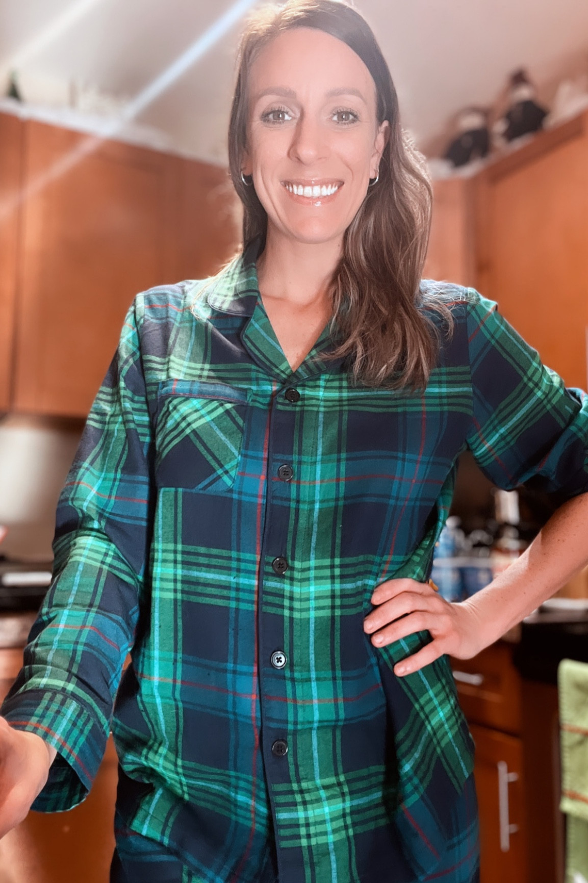 Wearing a size small. True to size. Very soft and comfy.

#LTKunder50 #LTKSeasonal #LTKfamily