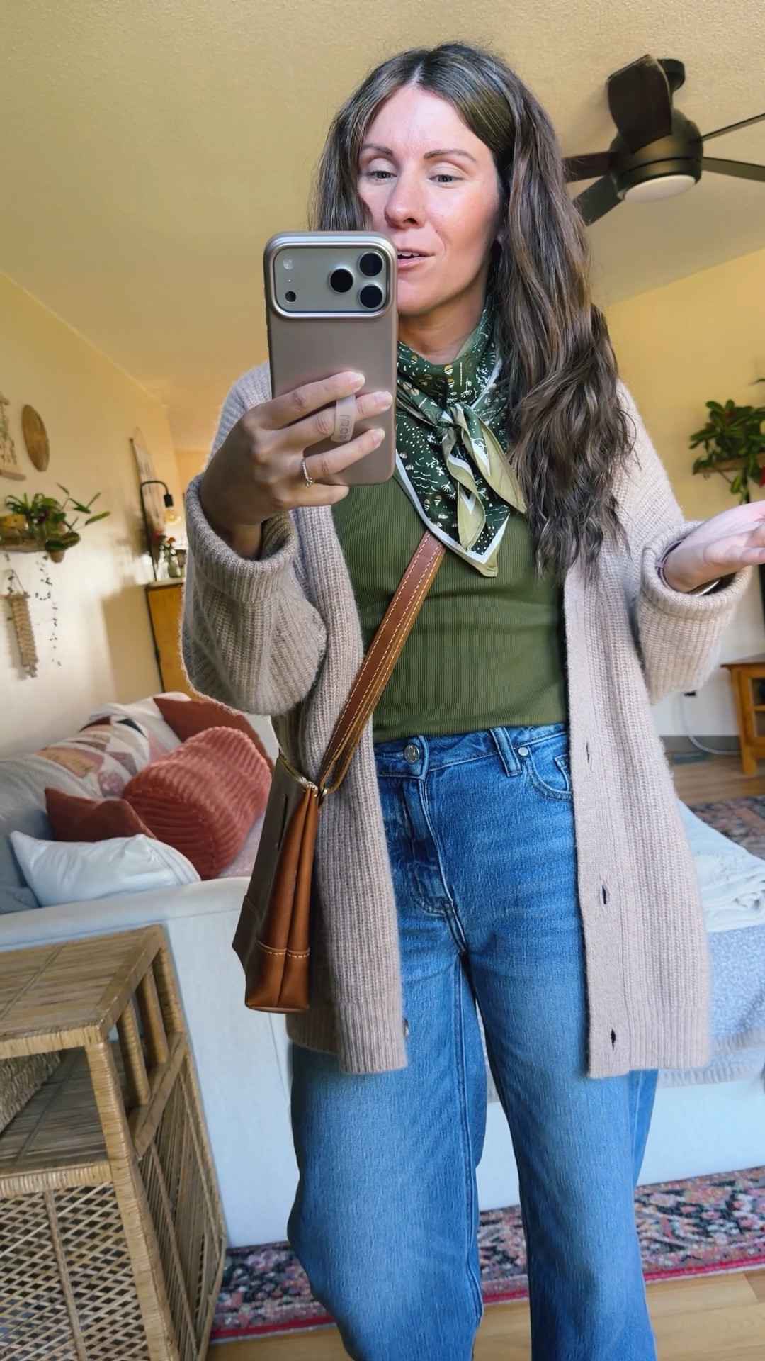 small in my tee, xs in my cashmere cardigan and 24 in the 26” inseam (extra short) in my jeans. My clogs are size 5.5!

#LTKPetite #LTKSeasonal #LTKmomlife