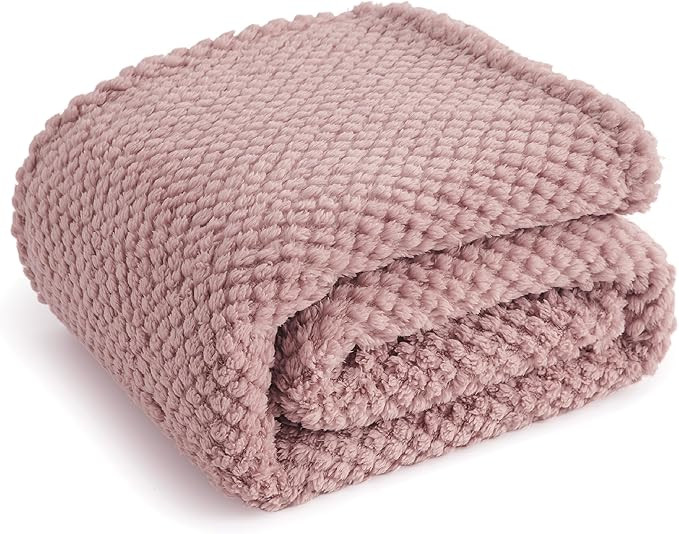 Bedsure Pink Throw Blanket for Couch - Super Soft Cozy Blankets for Women, Cute Small Blanket for... | Amazon (US)