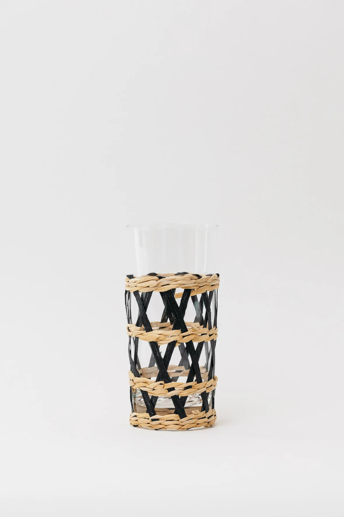 Rita Rattan Highball Glass | THELIFESTYLEDCO