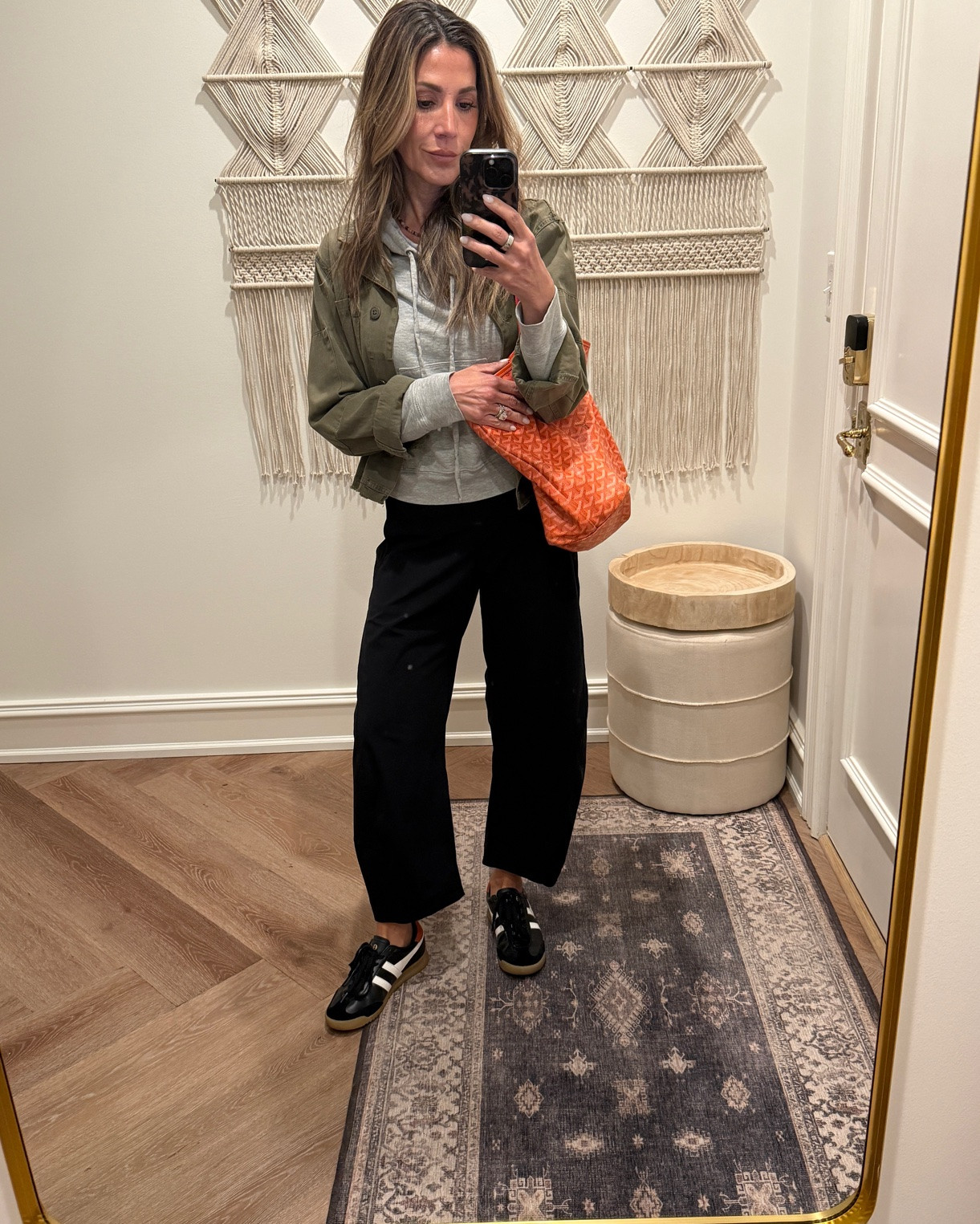 Casual rainy day outfit. Comfy pants that are a great alternative to sweats and I’m loving this new colorful necklace ❤️🩵💚

#LTKootd #LTKOver40