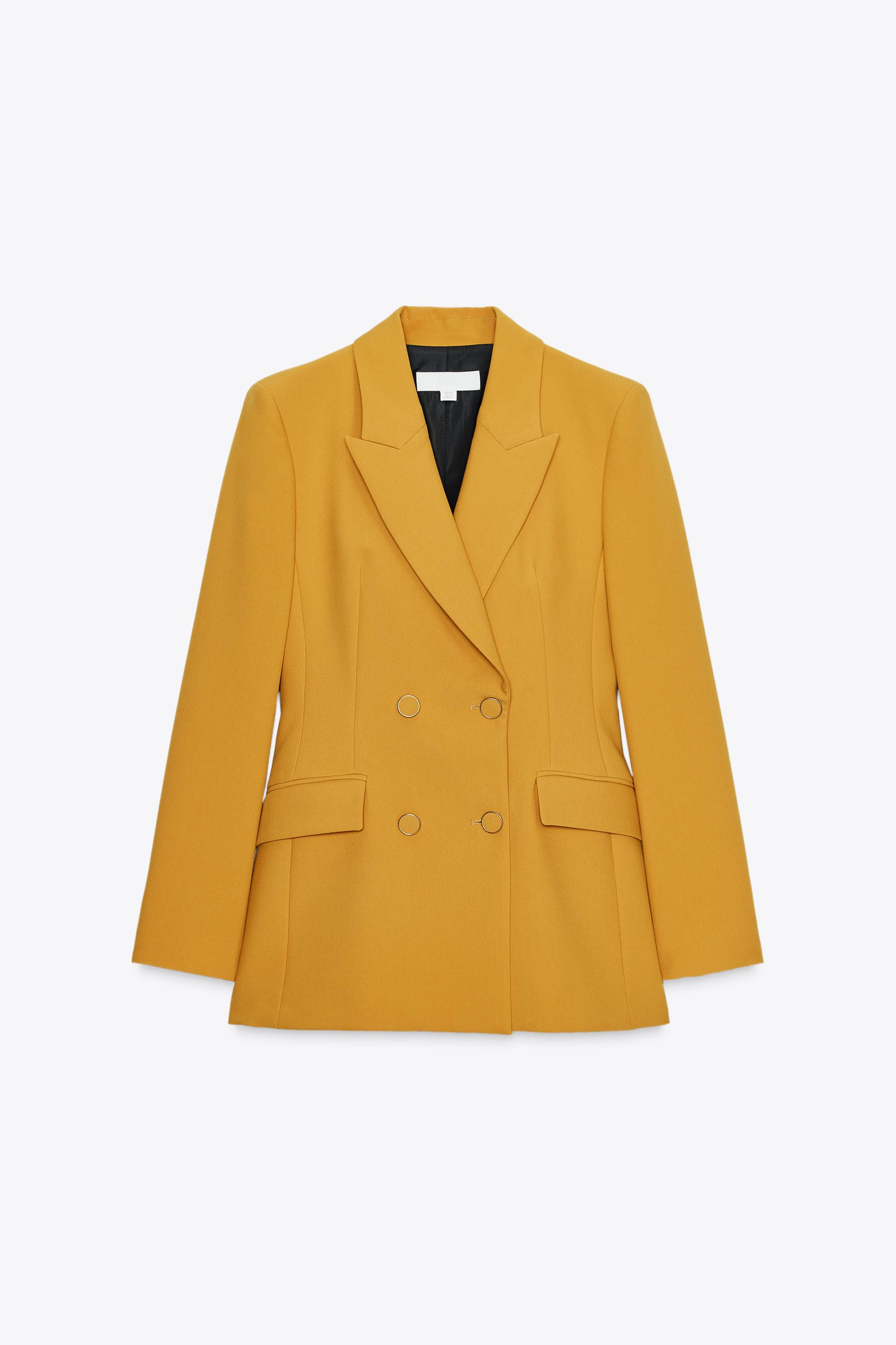 DOUBLE BREASTED BLAZER WITH SHOULDER PADS | Zara US