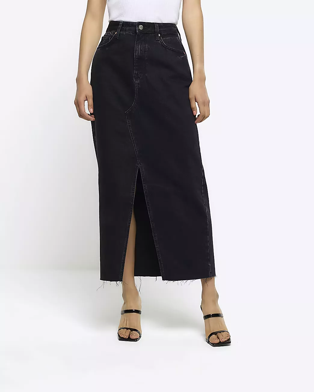 High Waisted Black Ripped Straight … curated on LTK