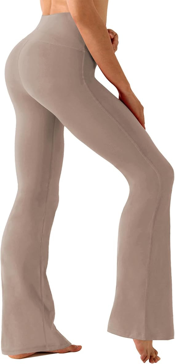 BUBBLELIME 29"/31"/33"/35"/37" 3 Styles Women's High Waist Bootcut Yoga Pants Basic/Out Pockets T... | Amazon (US)