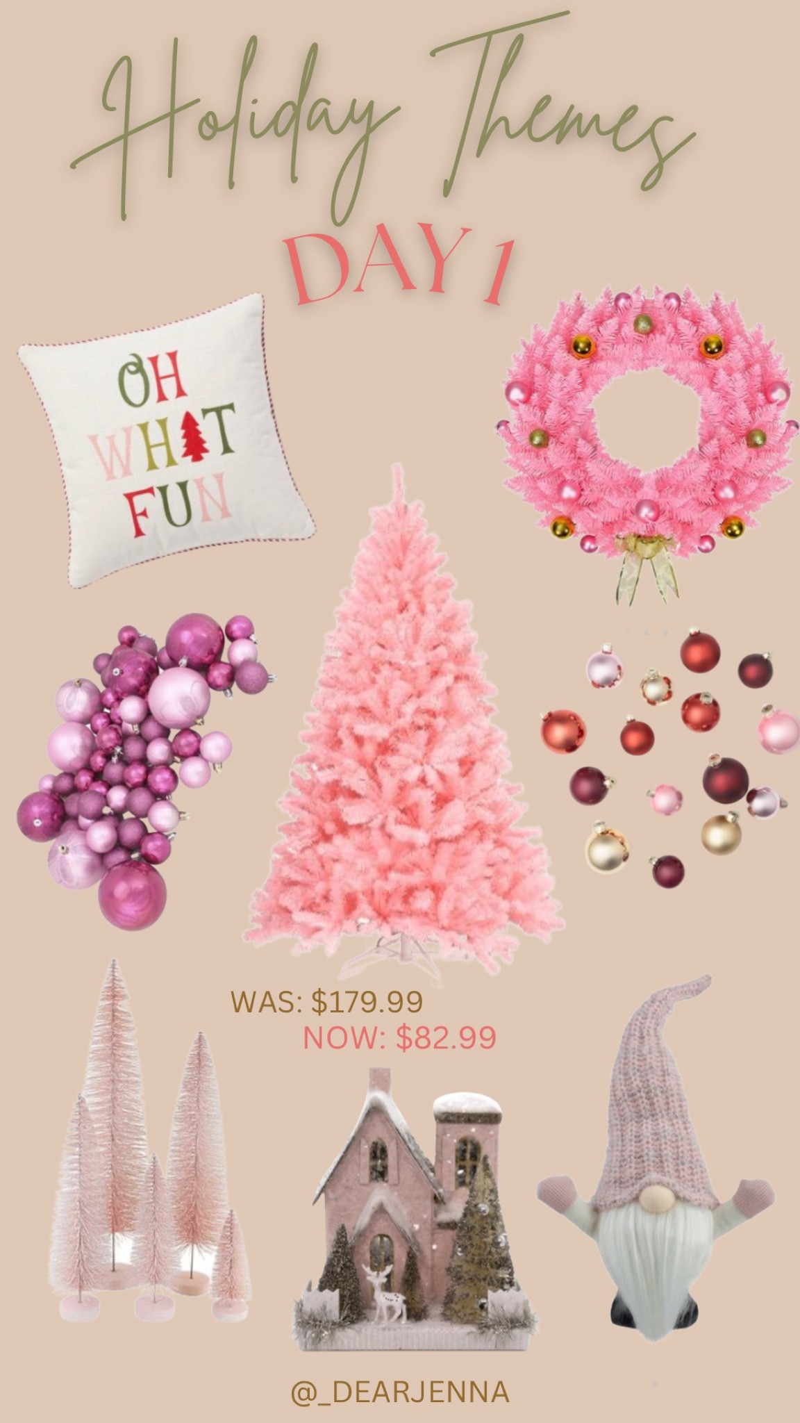 Day 1 of Holiday Themed decor. Check back every day 11/1-11/7 for a new theme to help kick start your holiday season. Up first - my personal favorite, pink 💖

Christmas tree decorations, affordable and budget friendly!

#LTKhome #LTKSeasonal #LTKHoliday