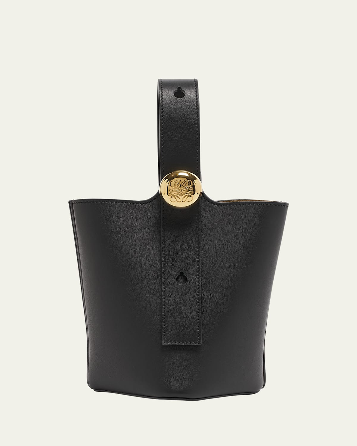 Mini Pebbled Leather Bucket Bag | Bergdorf Goodman