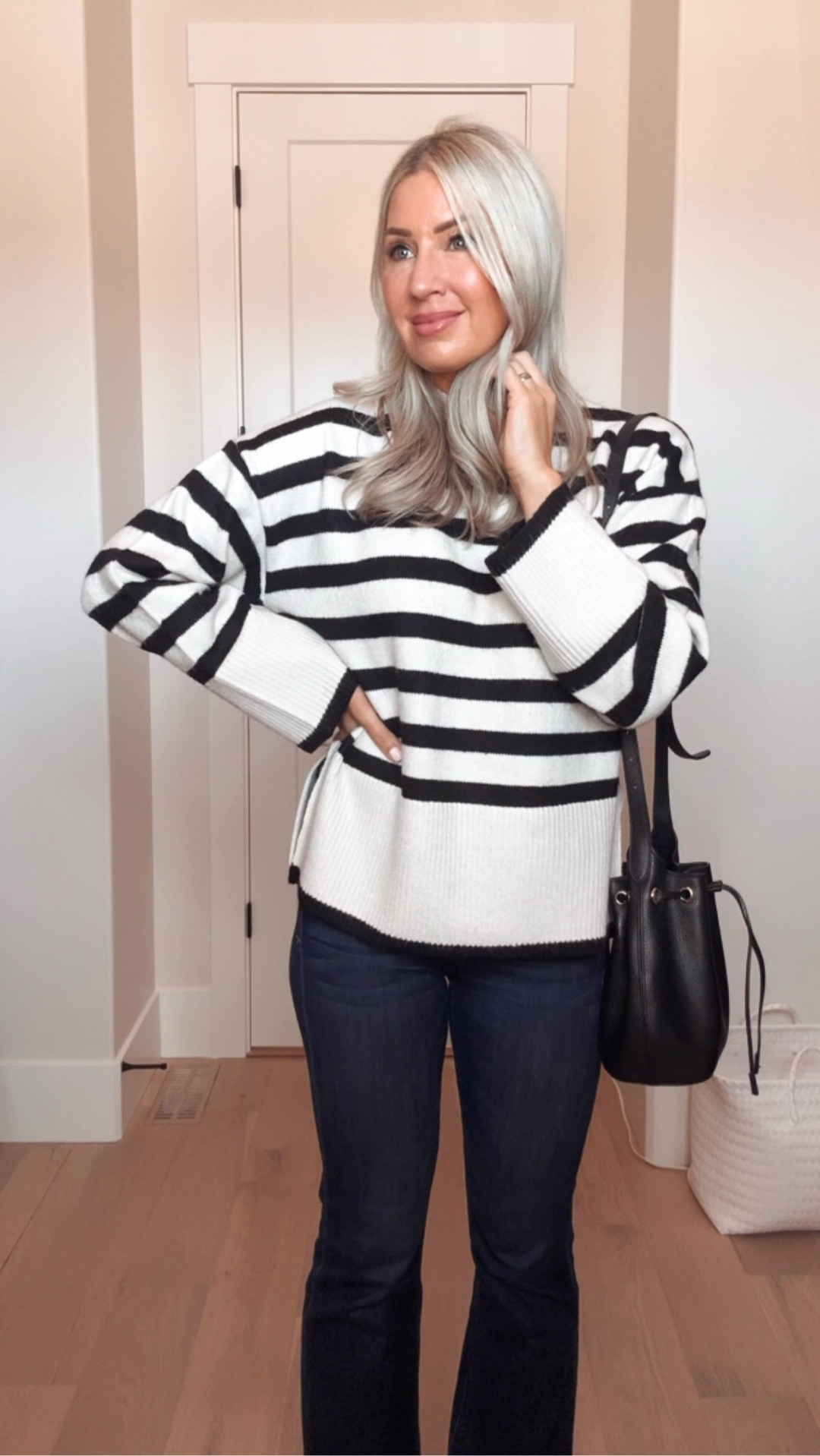 Cute sweater from Vici collection 
Black painted toe booties from Marc Fisher are a closet staple for fall / winter! Loving this sweater weather 
Fall outfit 

#LTKFindsUnder50 #LTKStyleTip #LTKSeasonal