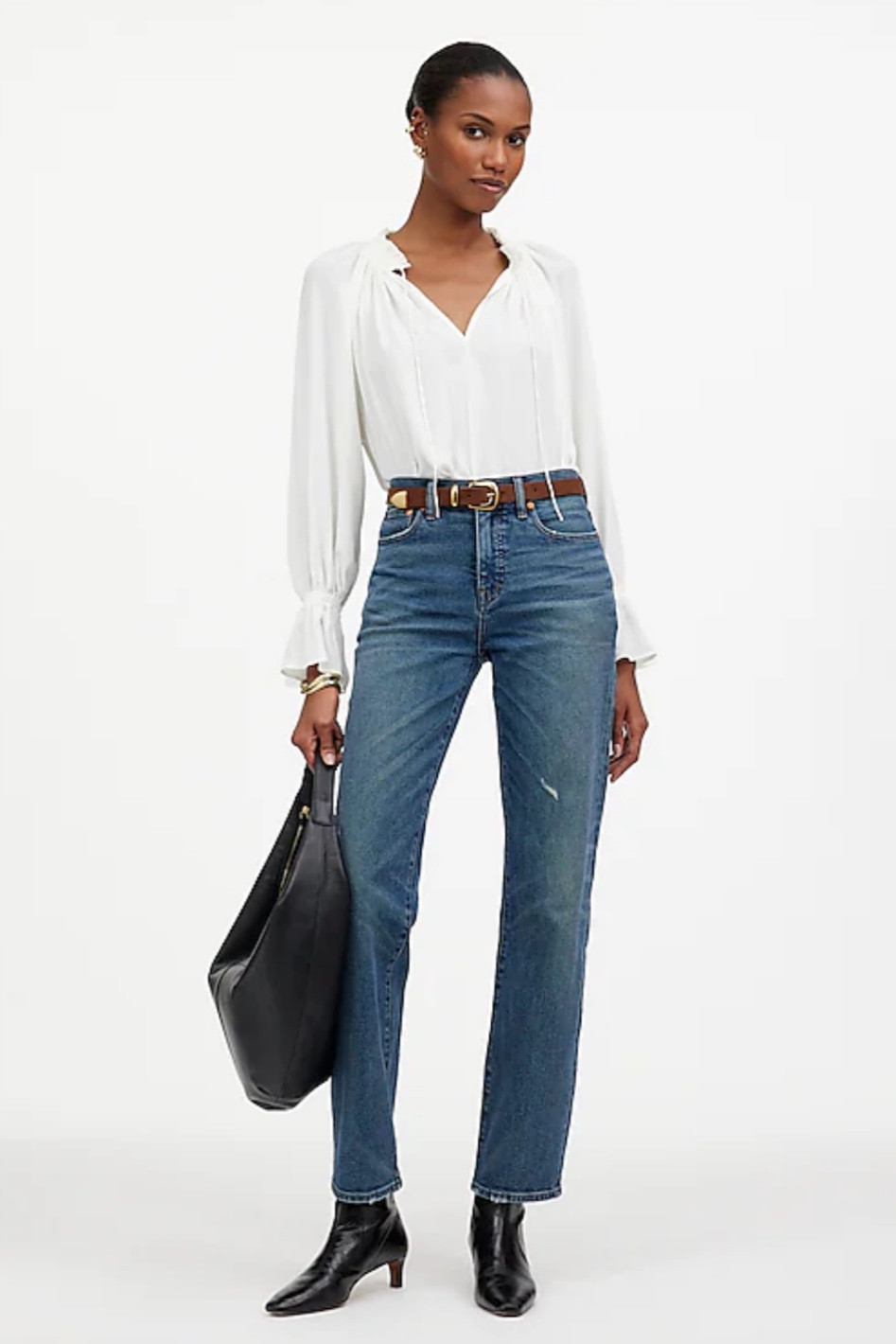 Perfect pair of straight leg jeans! This entire outfit is perfection! 

Straight leg jeans, jeans, fall outfits, fall fashion 

#LTKStyleTip #LTKFindsUnder100 #LTKxMadewell