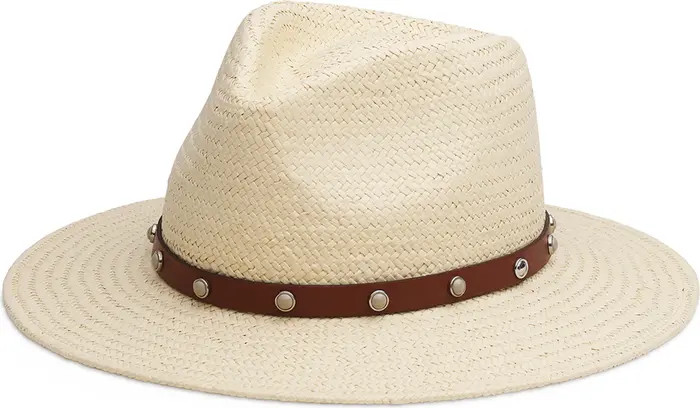 rag & bone Cabochon Packable Straw Fedora | Nordstrom | Nordstrom