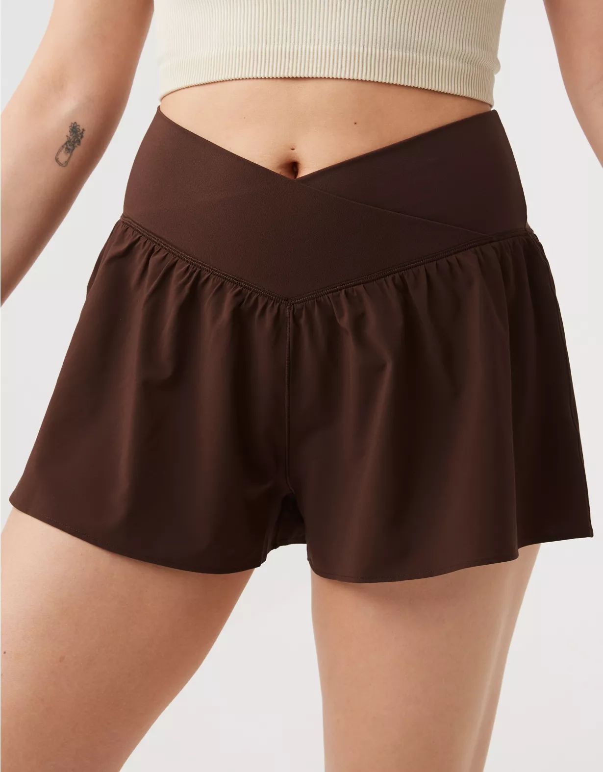 OFFLINE By Aerie Real Me Crossover Flowy Short | American Eagle Outfitters (US & CA)