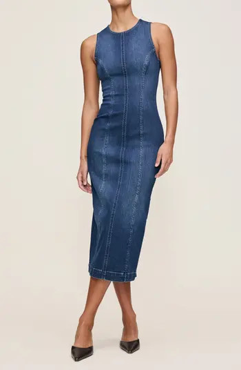Esme Denim Midi Sheath Dress | Nordstrom