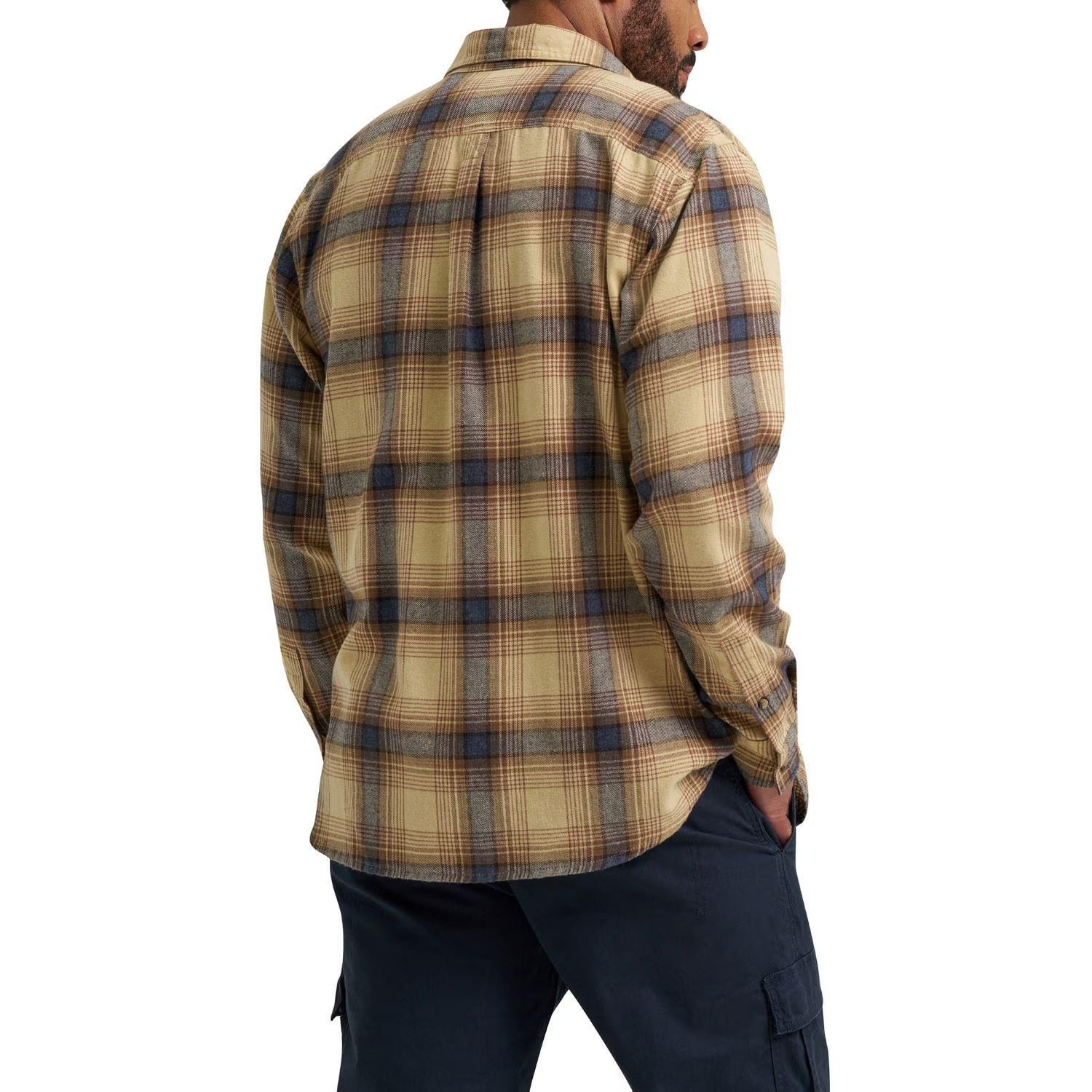 Wrangler Men's Long Sleeve Heritage Flannel Shirt, Long Sleeve Heritage Flannel Shirt | Walmart (CA)