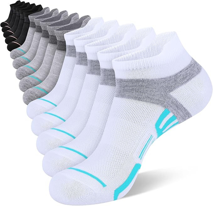 shnn 15 Pairs Womens Ankle Socks Lightweight Breathable Casual Low Cut Socks for Women With Heel ... | Amazon (US)