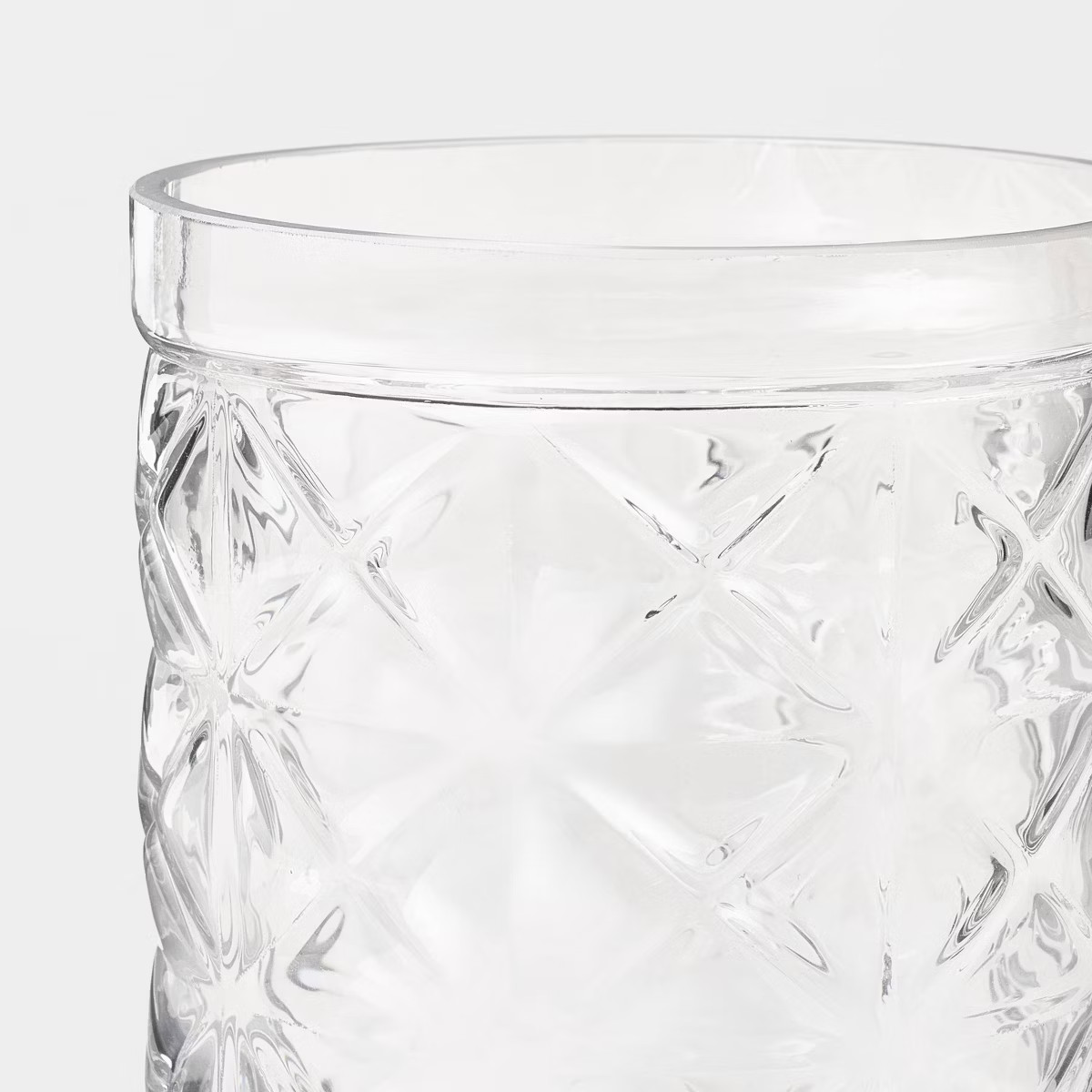 Small Etched Glass Hurricane - Threshold\u2122 designed with Studio McGee | Target