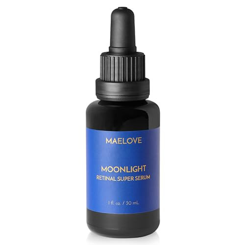 MAELOVE Moonlight Advanced Retinal Super Serum, 10x Stronger than Regular Retinol, for Softening Lines and Wrinkles, Reducing Dark Spots, Improving Skin Firmness, Vegan, Cruelty-Free, 1.0 fl oz | Amazon (US)
