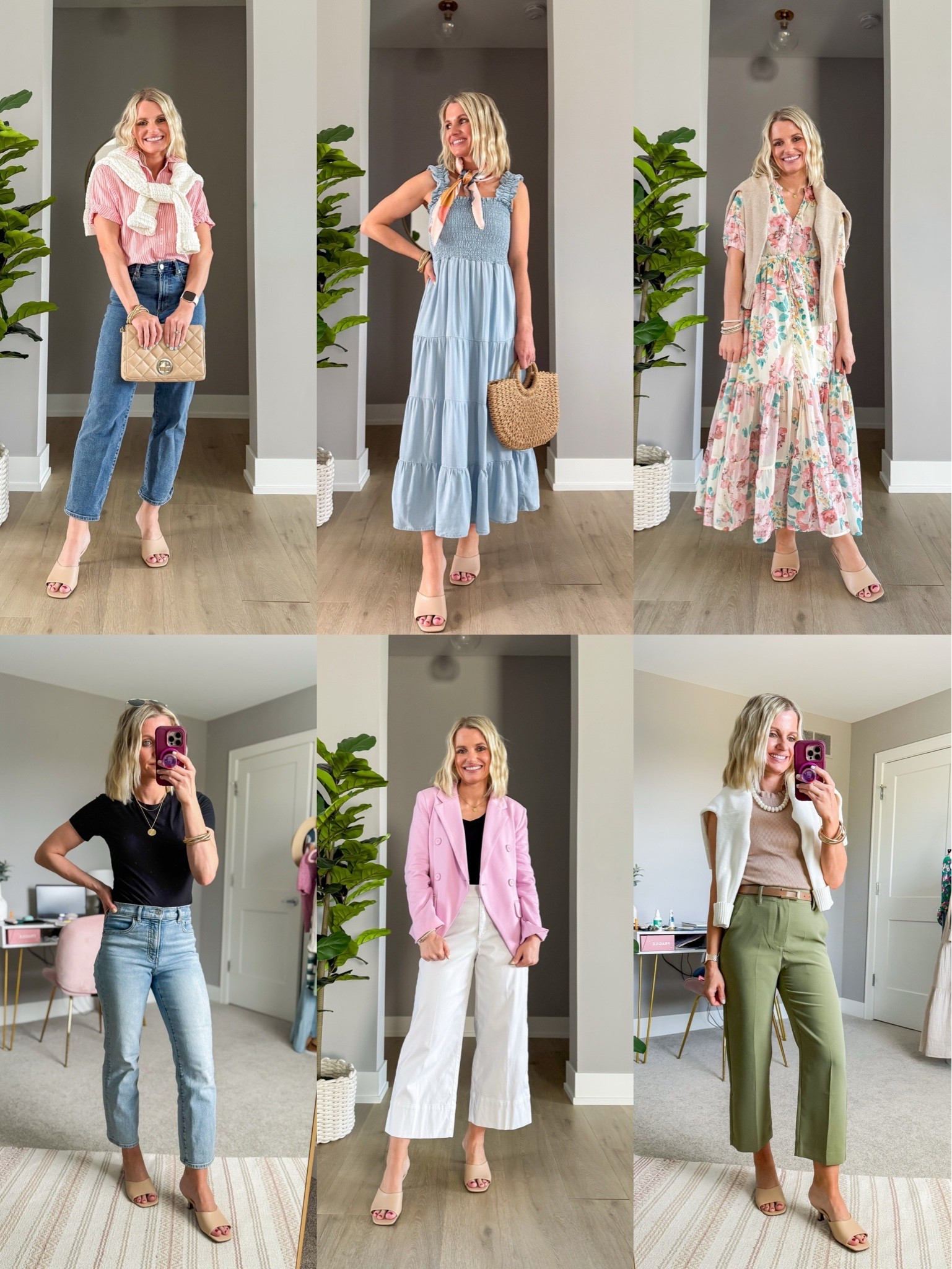 6 outfit ideas wearing my kitten heels from @Fitory

#LTKPetite #LTKOver40 #LTKSeasonal