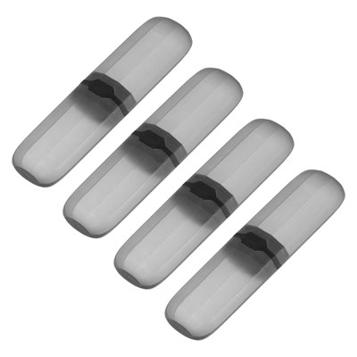 Unique Bargains Travel Outdoor Plastic Portable Toothbrush Holder 8 x 2.2 x 1.2 Inch 4 Pcs | Target