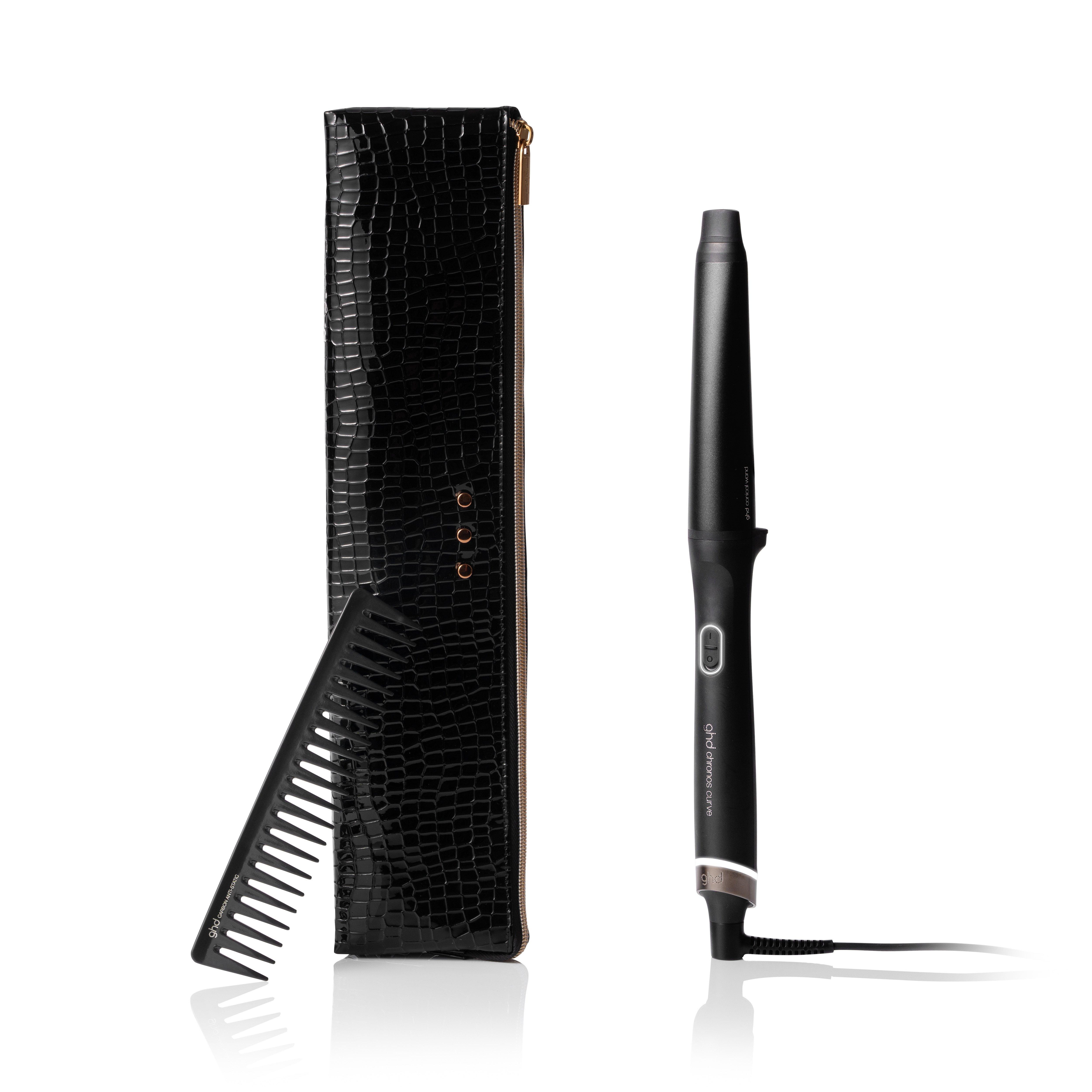 GHD CHRONOS CURVE CONICAL WAND GIFT SET (1.1"-0.9" BARREL) IN BLACK | ghd (US)