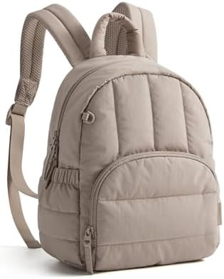 BAGSMART Mini Backpack for Women, Lightweight Puffer Small Backpack Purse, Quilted Casual Travel ... | Amazon (US)