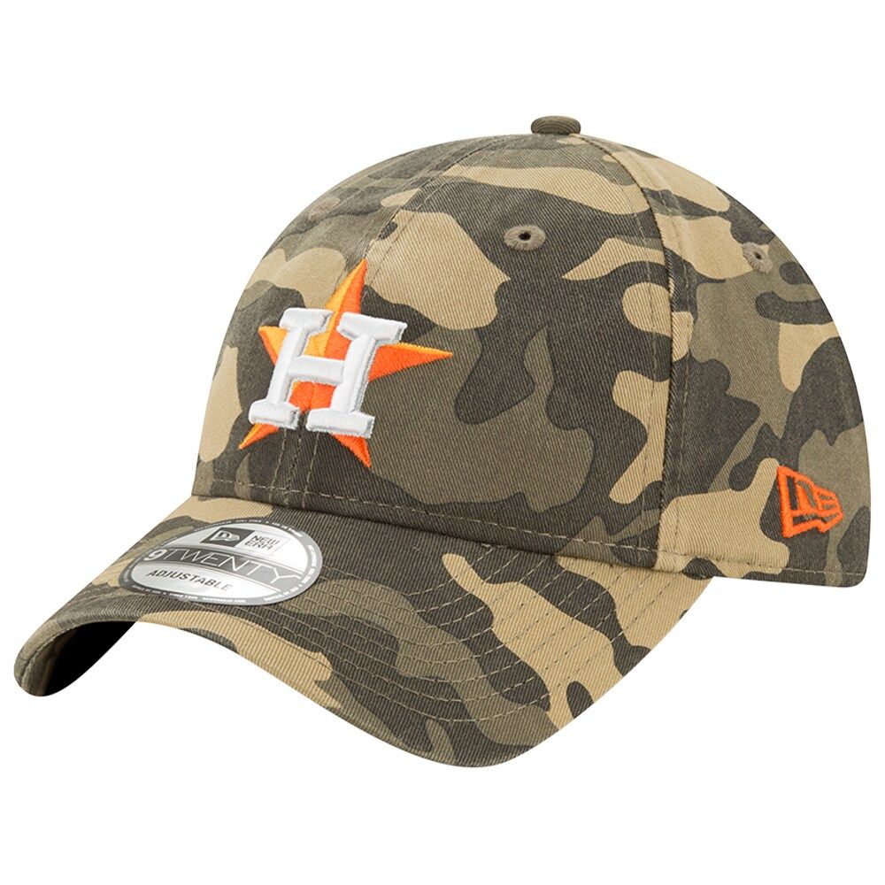 Men's Houston Astros New Era Camo Tonal Woodland 9TWENTY Core Classic Adjustable Hat | MLB Shop