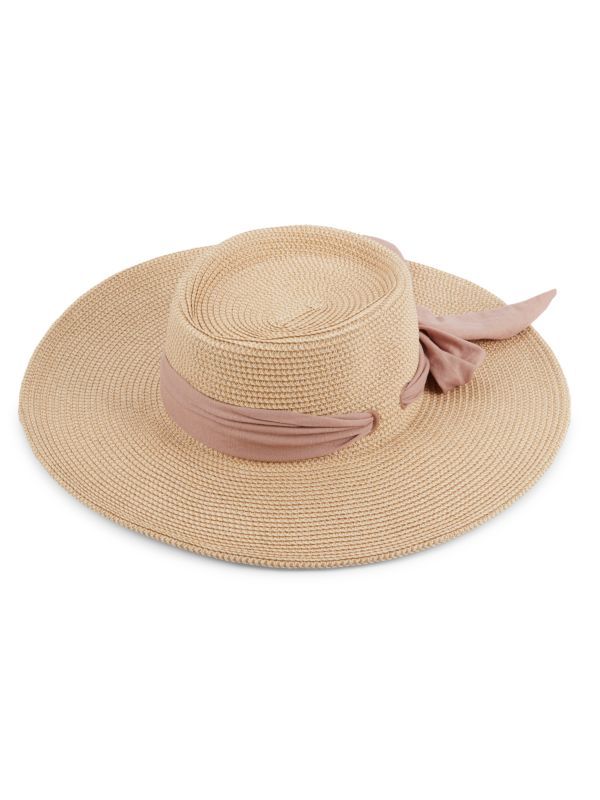 Bow Woven Fedora | Saks Fifth Avenue OFF 5TH