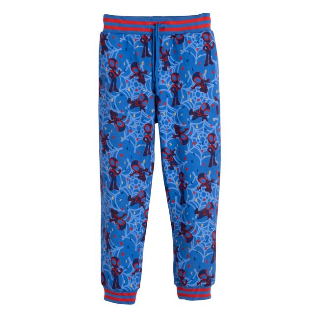 All-Over Print Sweatpant featuring Miles Morales, Royal Blue & Red | Maisonette