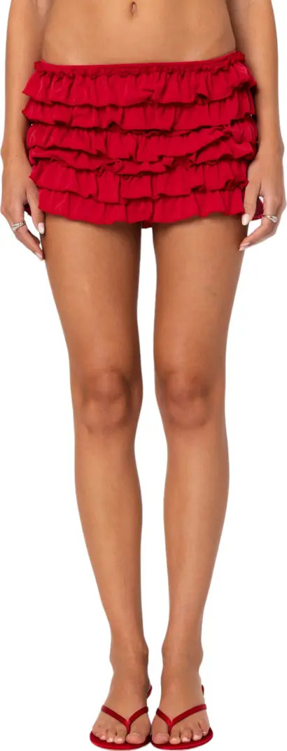 Constance Ruffle Miniskirt | Nordstrom
