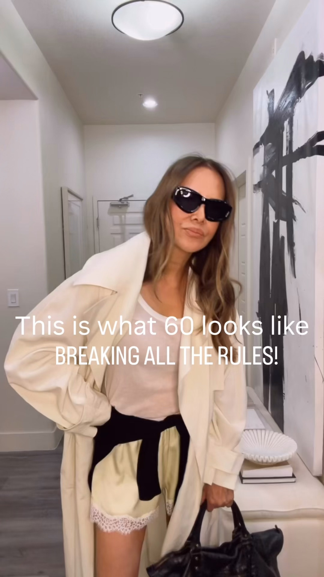 This is what 60 looks like!
Breaking all the rules !