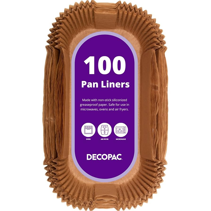 DecoPac 2lb Loaf Pan Liners, 100 Pack, Non-Stick Siliconized Greaseproof Paper, Baking Liner for ... | Amazon (US)