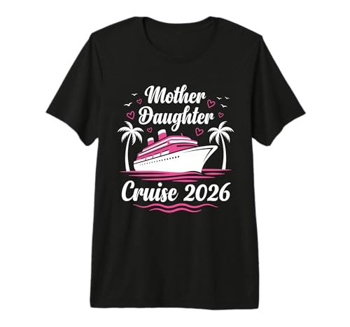 Mother and Daughter Cruise 2026 Women Cruising Matching Trip Premium Tri-Blend T-Shirt | Amazon (US)