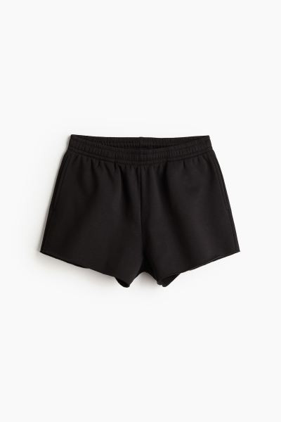 Sweatshorts - Regular waist - Short - Black - Ladies | H&M US | H&M (US + CA)