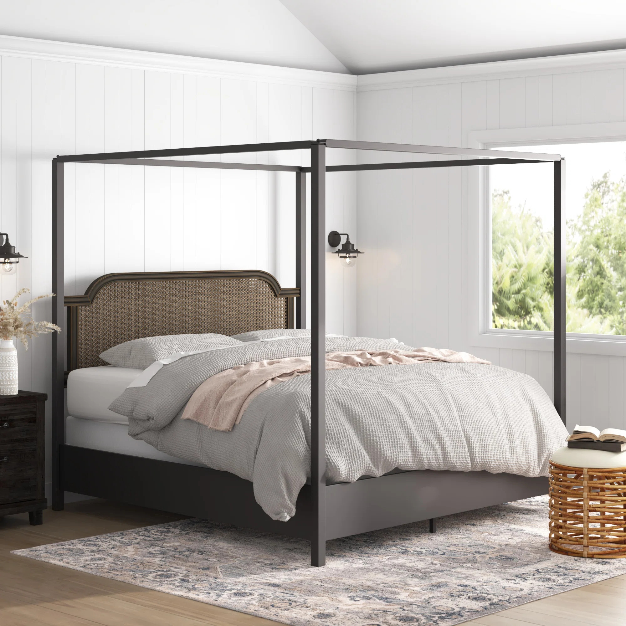 Elyse Metal Canopy Bed | Wayfair North America