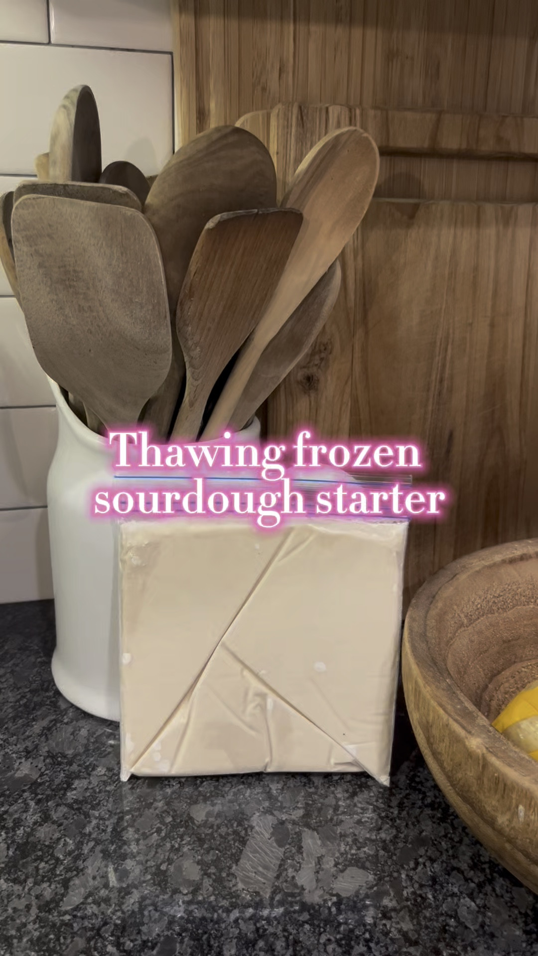 Thawing my frozen sourdough starter.

#LTKWatchNow #LTKHome #LTKFamily