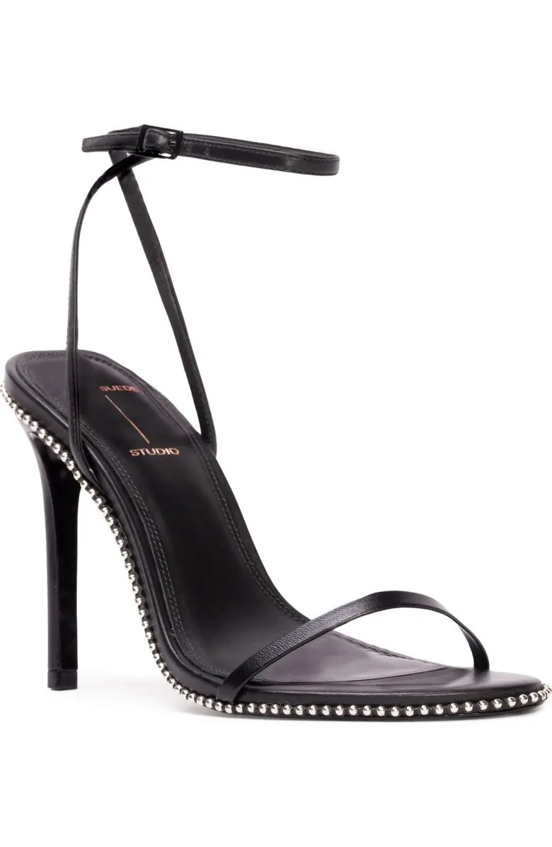 BLACK SUEDE STUDIO Lele Ankle Strap Sandal (Women) | Nordstrom | Nordstrom