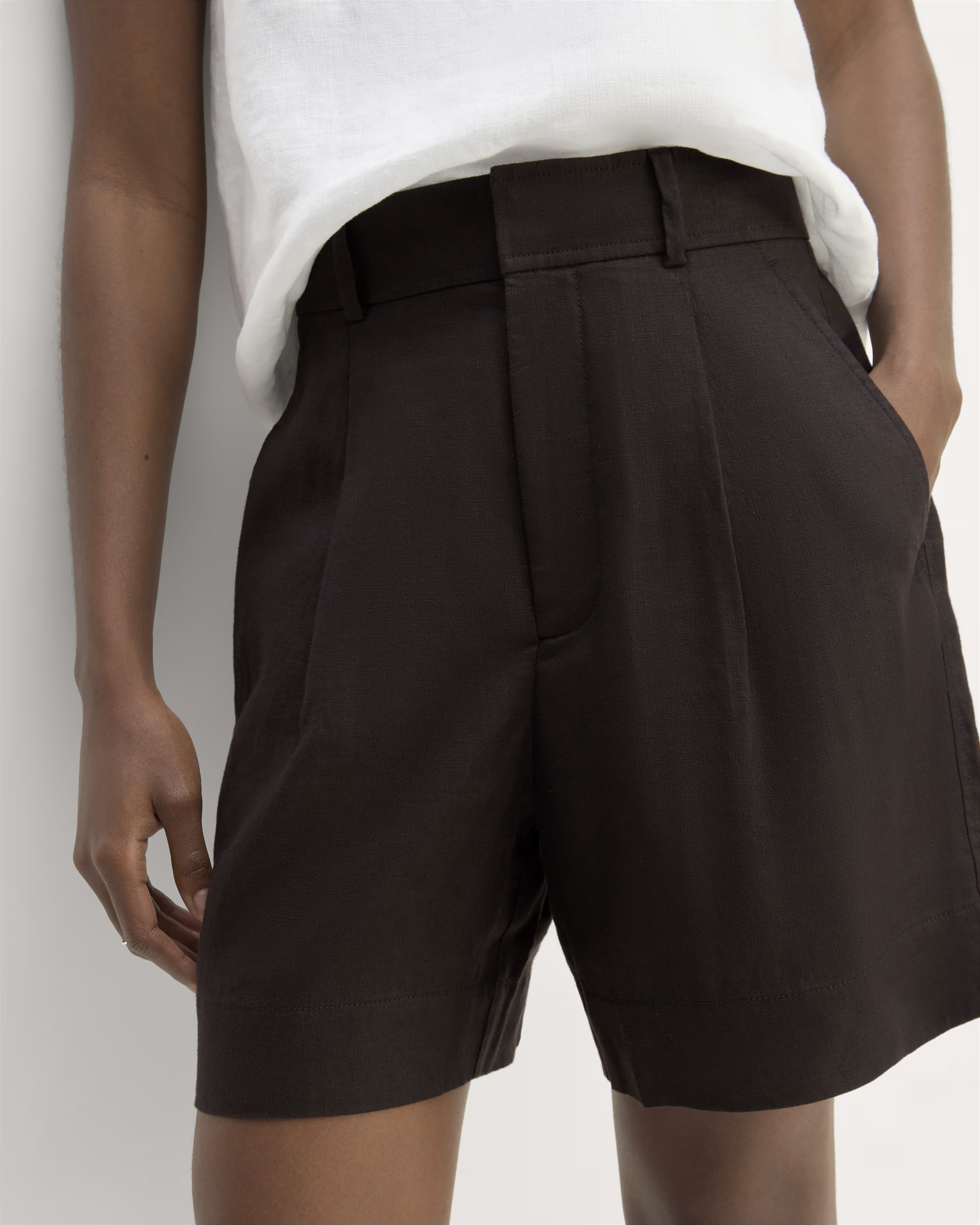 The Linen Way-High® Drape Short | Everlane