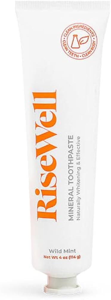 RiseWell Mineral Toothpaste - Natural Hydroxyapatite Toothpaste - Fluoride-Free, SLS-Free, Natura... | Amazon (US)