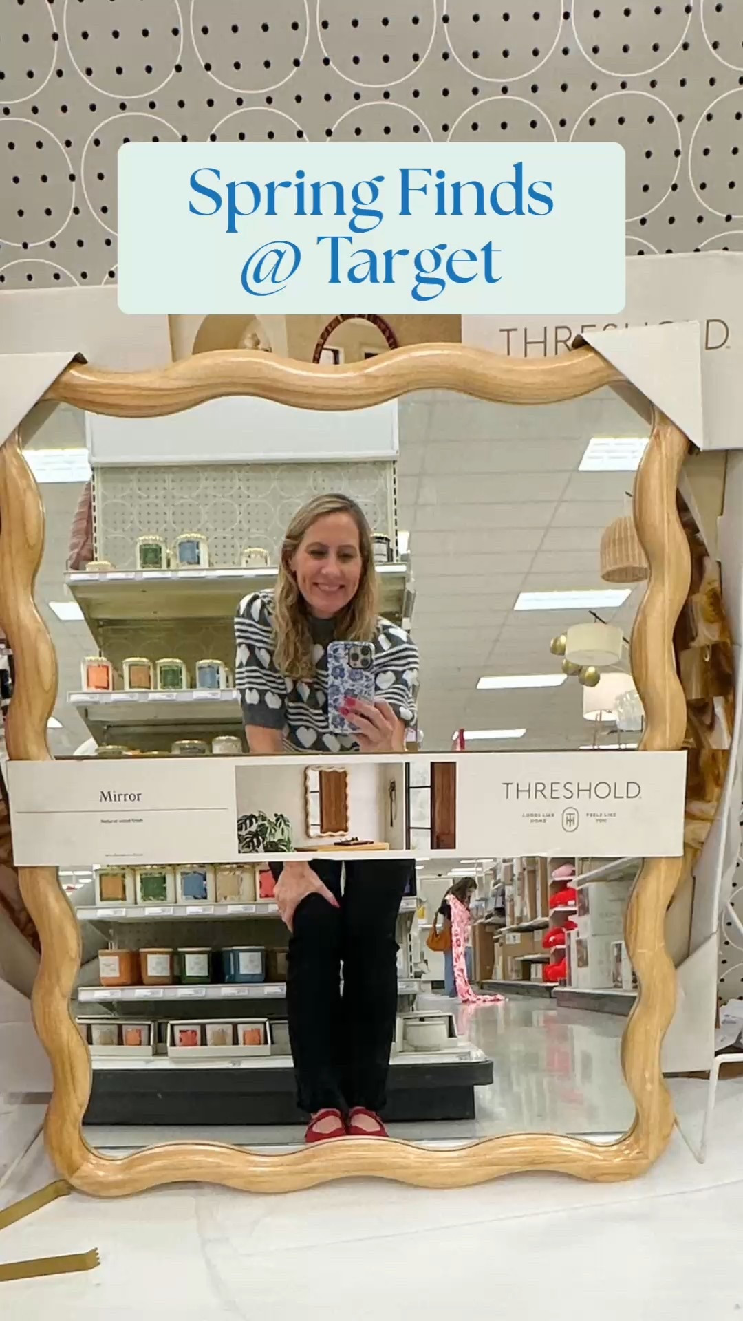 Scalloped Wood Mirror at Target ✨
Part 5 of my Spring Finds series — this 24” x 30” natural wood scalloped mirror is such a statement piece. Perfect for an entryway, powder bath, laundry room or behind a lamp over a nightstand for a coastal touch.


#LTKHome #LTKU #LTKOver40