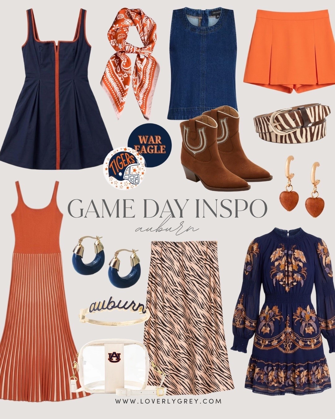 Auburn game day inspo 🧡💙 Chic orange + navy picks for cheering on the Tigers!

loverly grey, auburn game day, auburn tigers, game day outfit, game day style, college football, sec football, orange and navy outfit, tailgate style

#LTKSeasonal #LTKootd