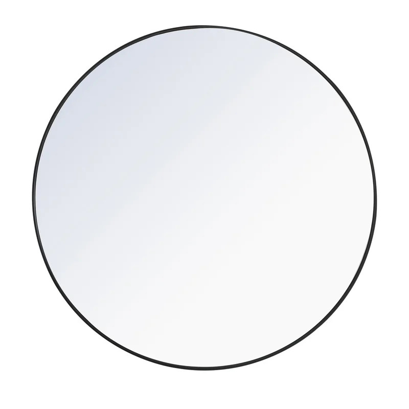 Needville Round Metal Wall Mirror | Wayfair North America