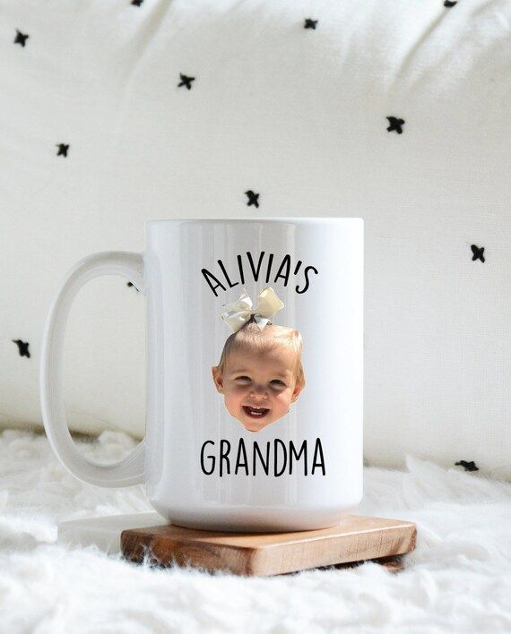 Personalized Grandparent Gift, Baby Photo Gift, Christmas Gift, Photo Gift, Coffee Mug, Gift For ... | Etsy (US)