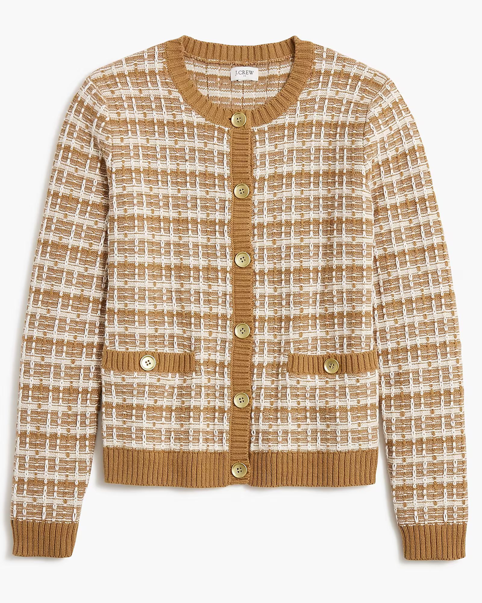 Tweed lady cardigan sweater | J.Crew Factory