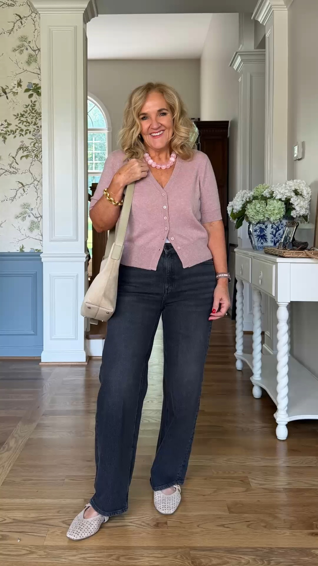 This pretty pink cardigan and dark denim make an easy, feminine everyday look. The ballet flats keep it comfortable while adding a polished finish.

💡 LTK MADE EASY
❤️ Heart = Support my posts!
🔖 Save = Get sale & restock alerts
📋 Lists = Keep favorites organized
📲 Share = Send lists and products to a friend. Hello, Christmas List!
💬 Comment = Ask me anything about what I'm wearing.:-)

#LTKgrwm #LTKdayinmylife #LTKootd