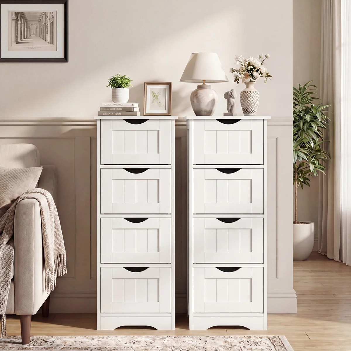 Hermine Linen Cabinet | Wayfair North America