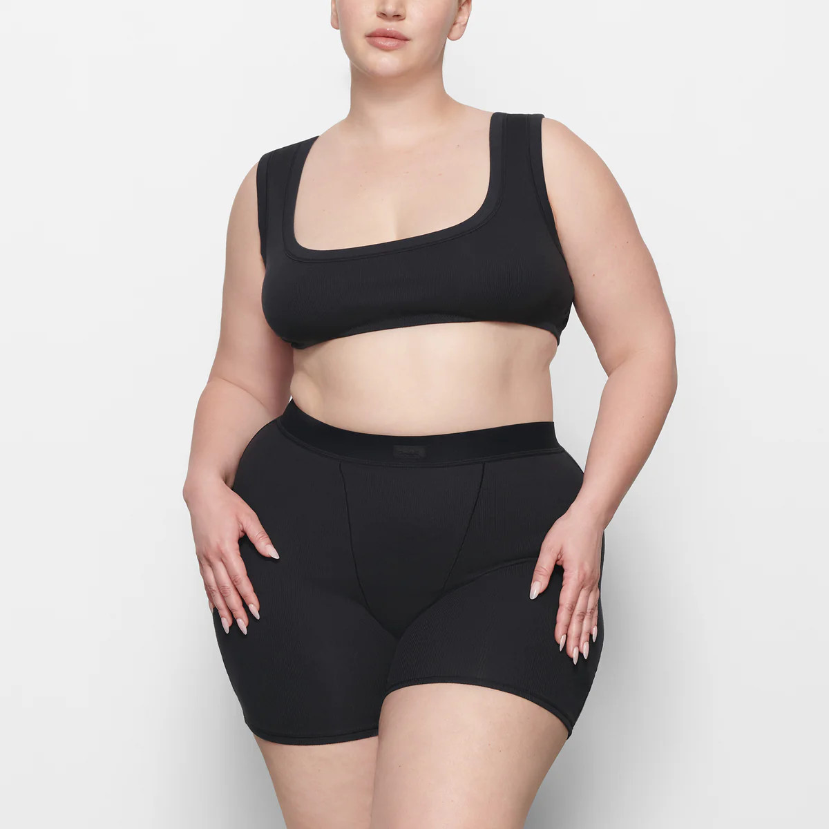 COTTON RIB SCOOP BRALETTE | SKIMS (US)