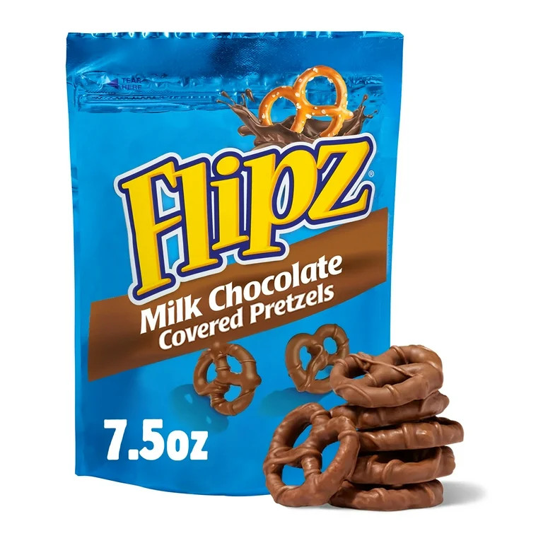 Flipz Milk Chocolate Covered Pretzels, 7.5 oz | Walmart (US)