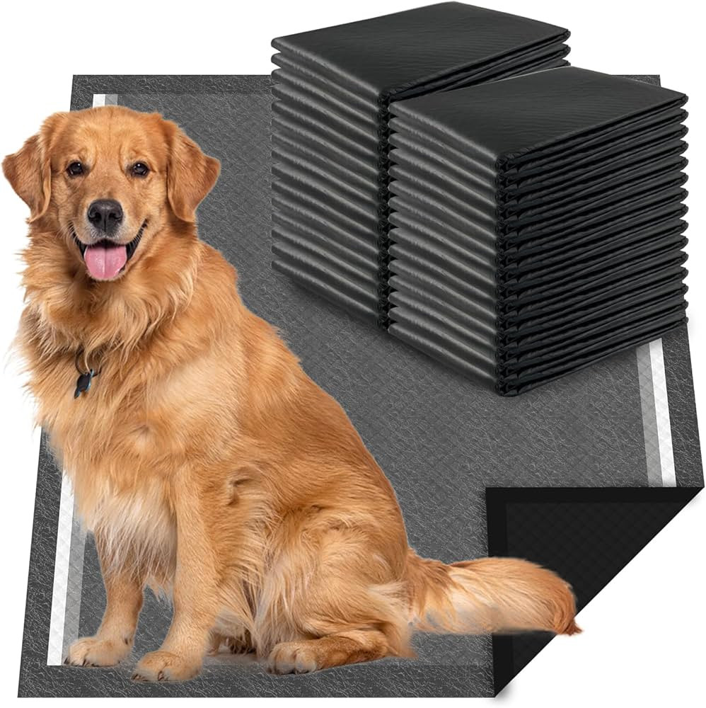 Charcoal Dog Pee Pads Extra Large 28“x34”, Puppy Pads XL 30 Count, Potty Pads for Dogs, Dispo... | Amazon (US)