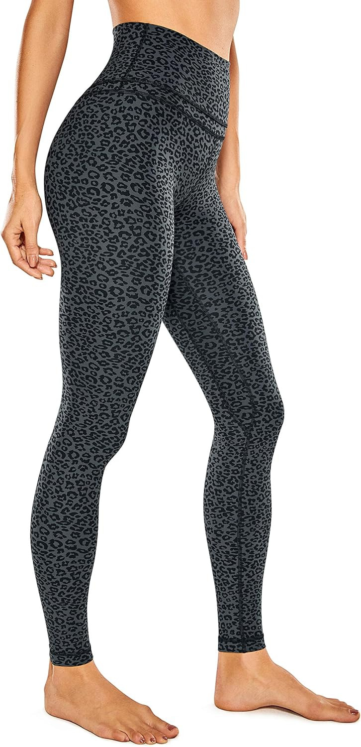 CRZ YOGA Women's Naked Feeling Workout Leggings 25 Inches - 7/8 High Waist Yoga Tight Pants | Amazon (US)
