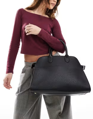 Glamorous handheld large tote bag in black  | ASOS | ASOS (Global)