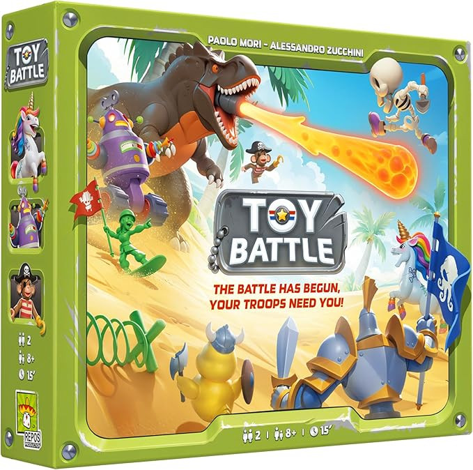 Asmodee Toy Battle Board Game - Tactical Tile Placement and Troop Strategy Game with 8 Unique Ter... | Amazon (US)